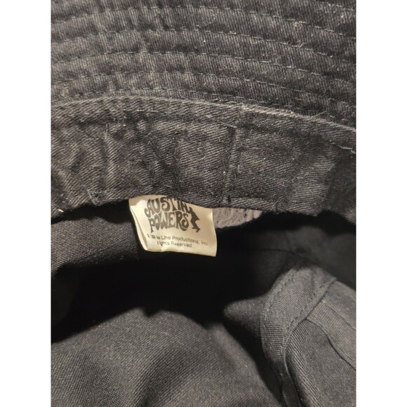 Austin Powers Movie Promo Swinger British Flag Black Bucket Hat L/xL Rare Find - Picture 6 of 8